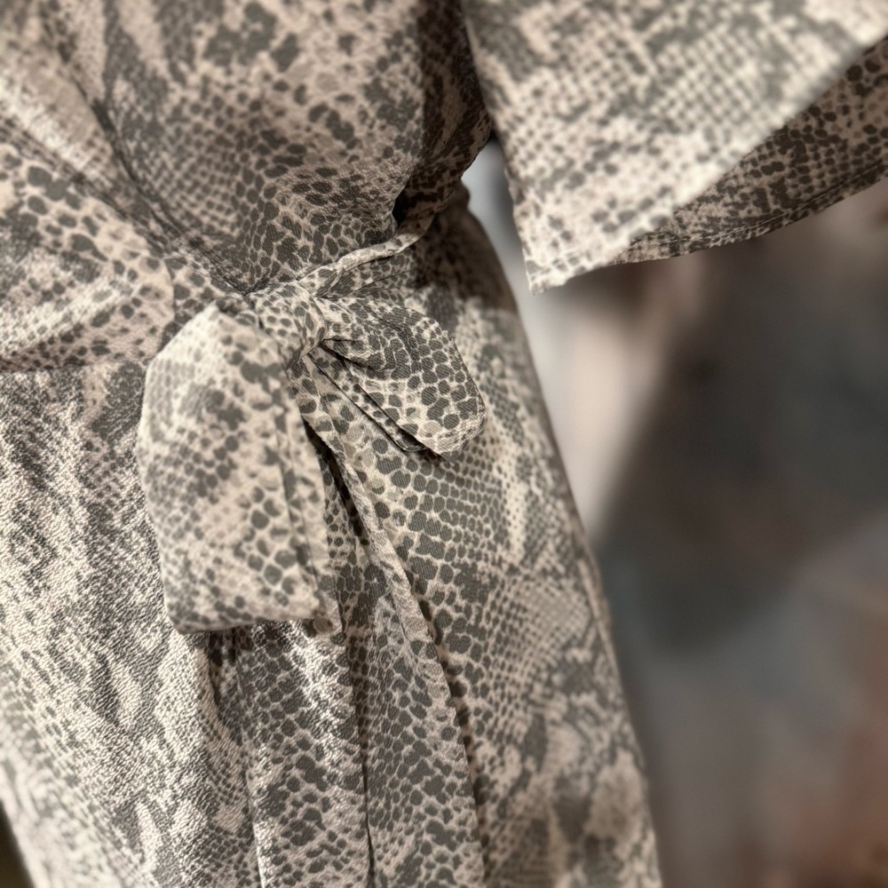 Time and Tru Gray Snakeskin Dress - Picture 5 of 13